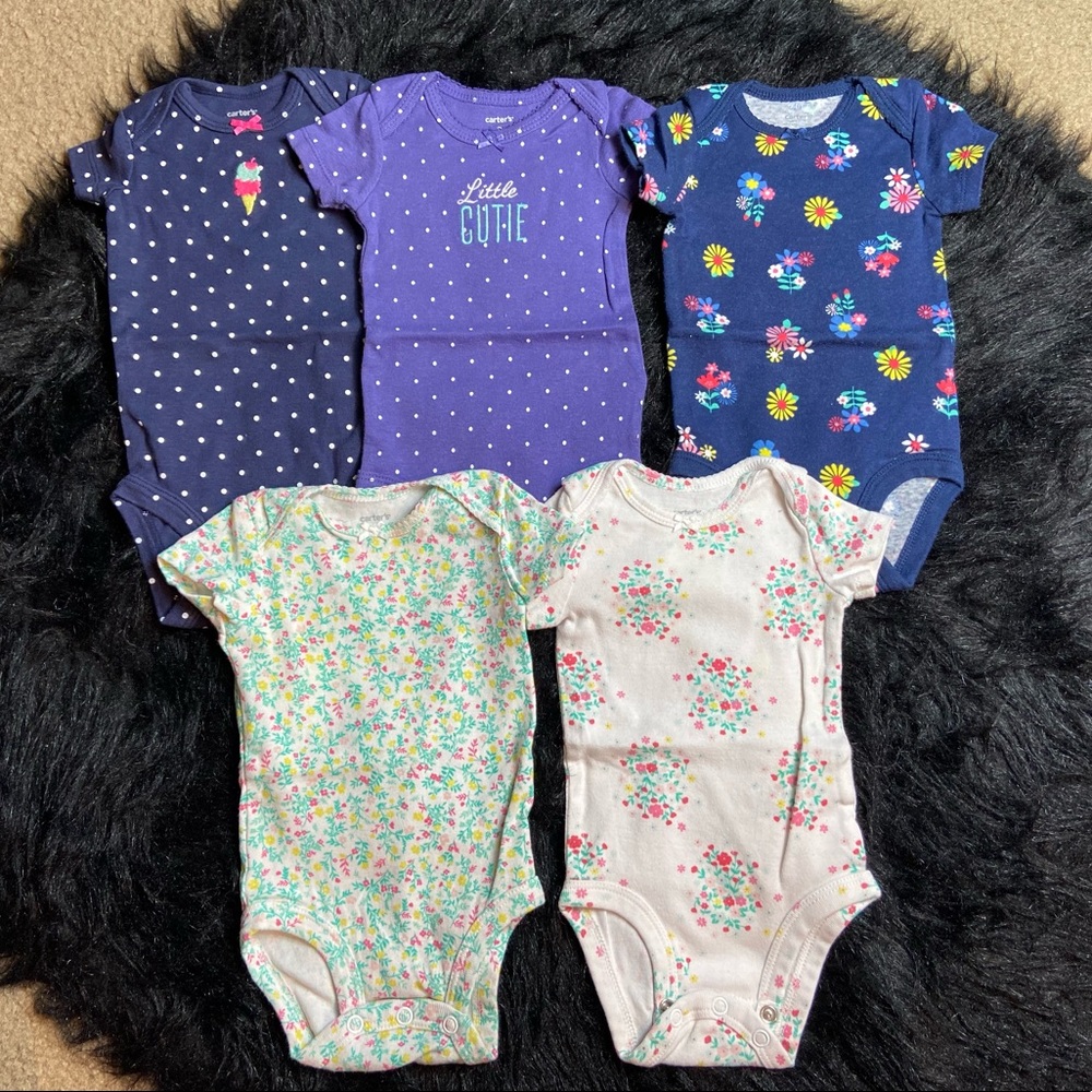 Carter’s Polka Dots/Floral Baby Girl Bundle